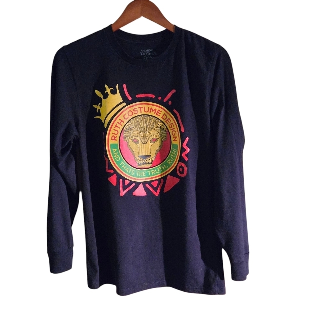 Coming to America x Ruth Carter Collaboration Long Sleeve Tee Men's Size Small